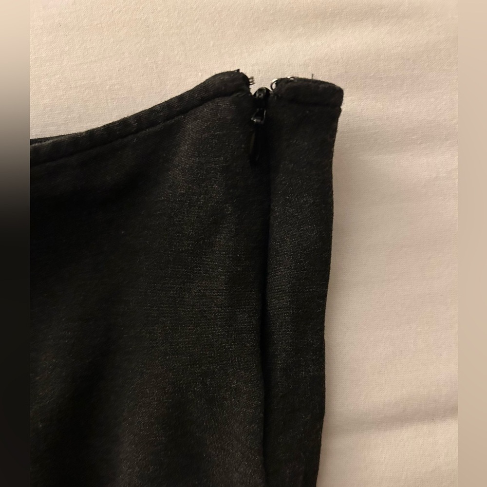 Vintage Black Label Ralph Lauren Cropped Knit Charcoal Gray Pants Size Mediun - Picture 4 of 9